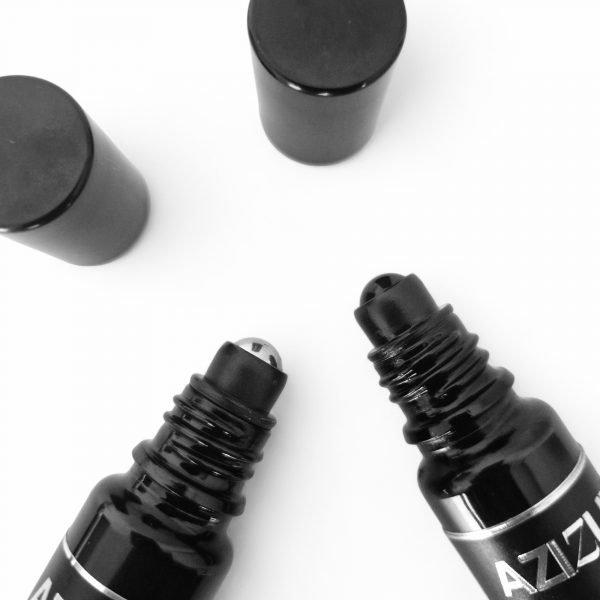 Roll-on perfume oil applicator.