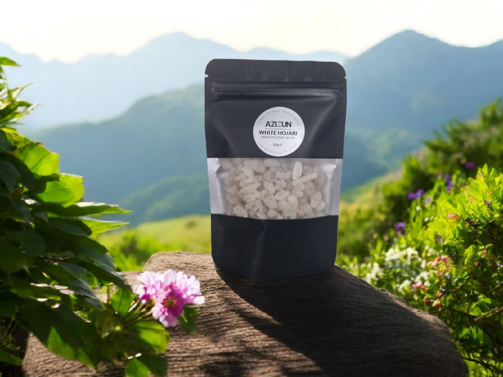 White Luban Omani frankincense.