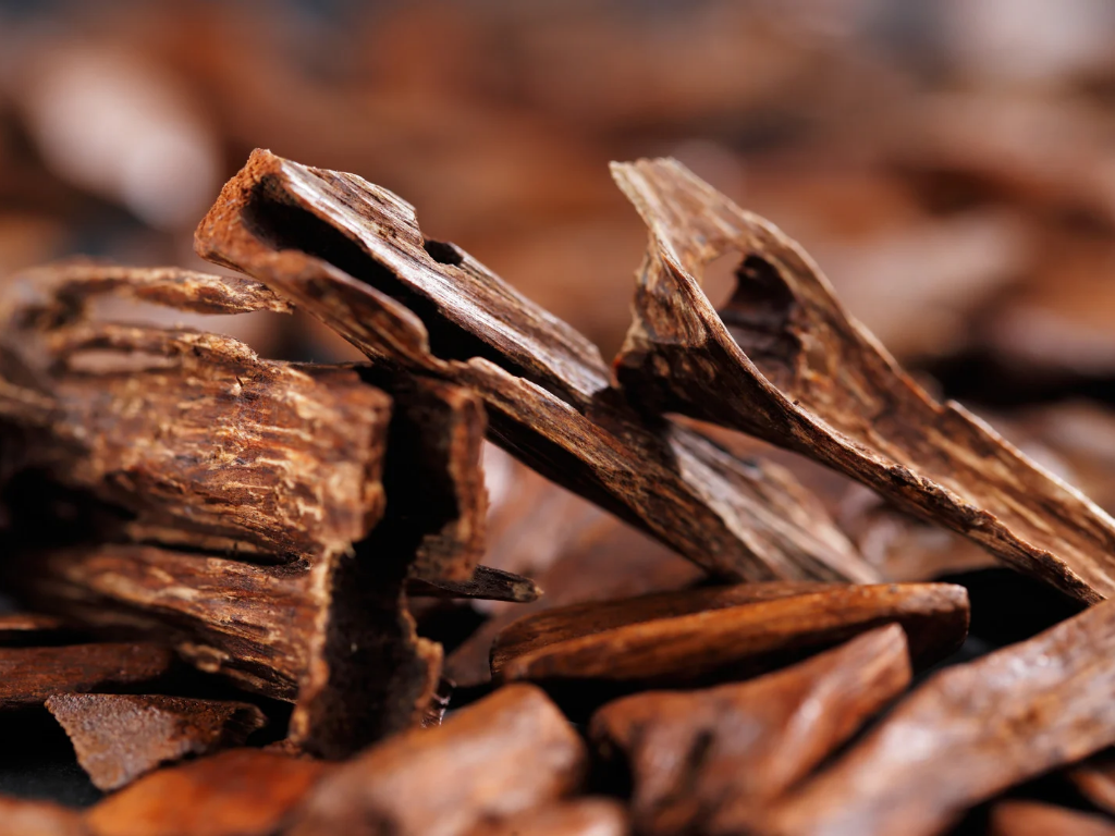 High quality oud wood chips.